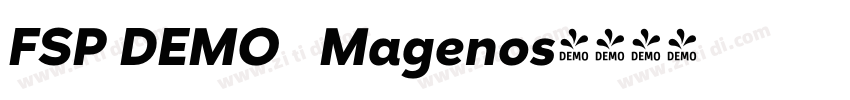 FSP DEMO   Magenos字体转换